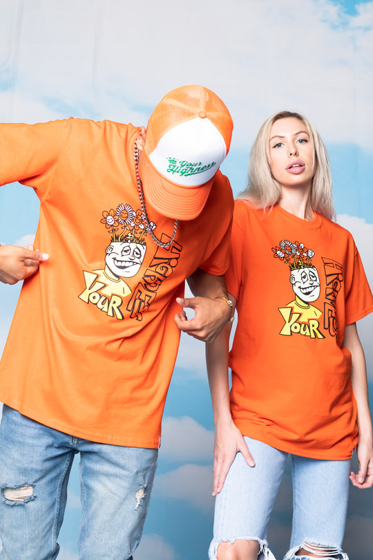 Weedhead Tee Orange