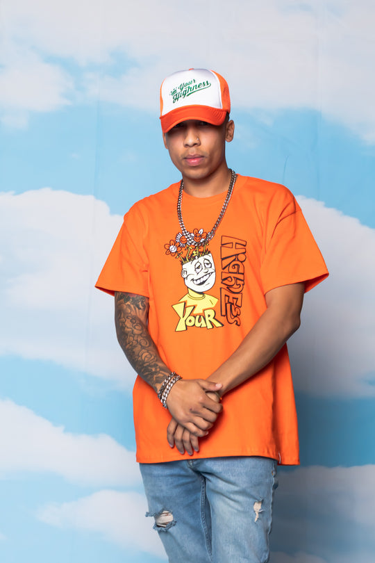 Weedhead Tee Orange