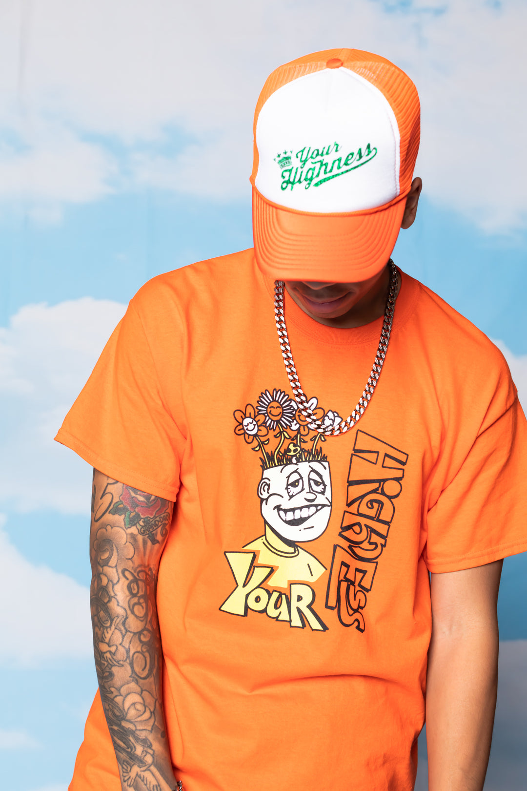 Weedhead Tee Orange