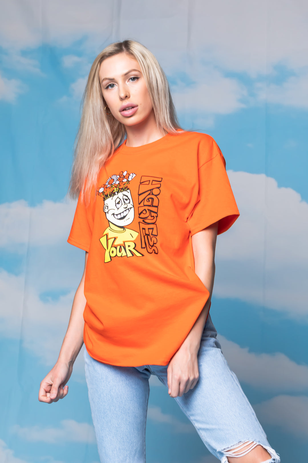 Weedhead Tee Orange