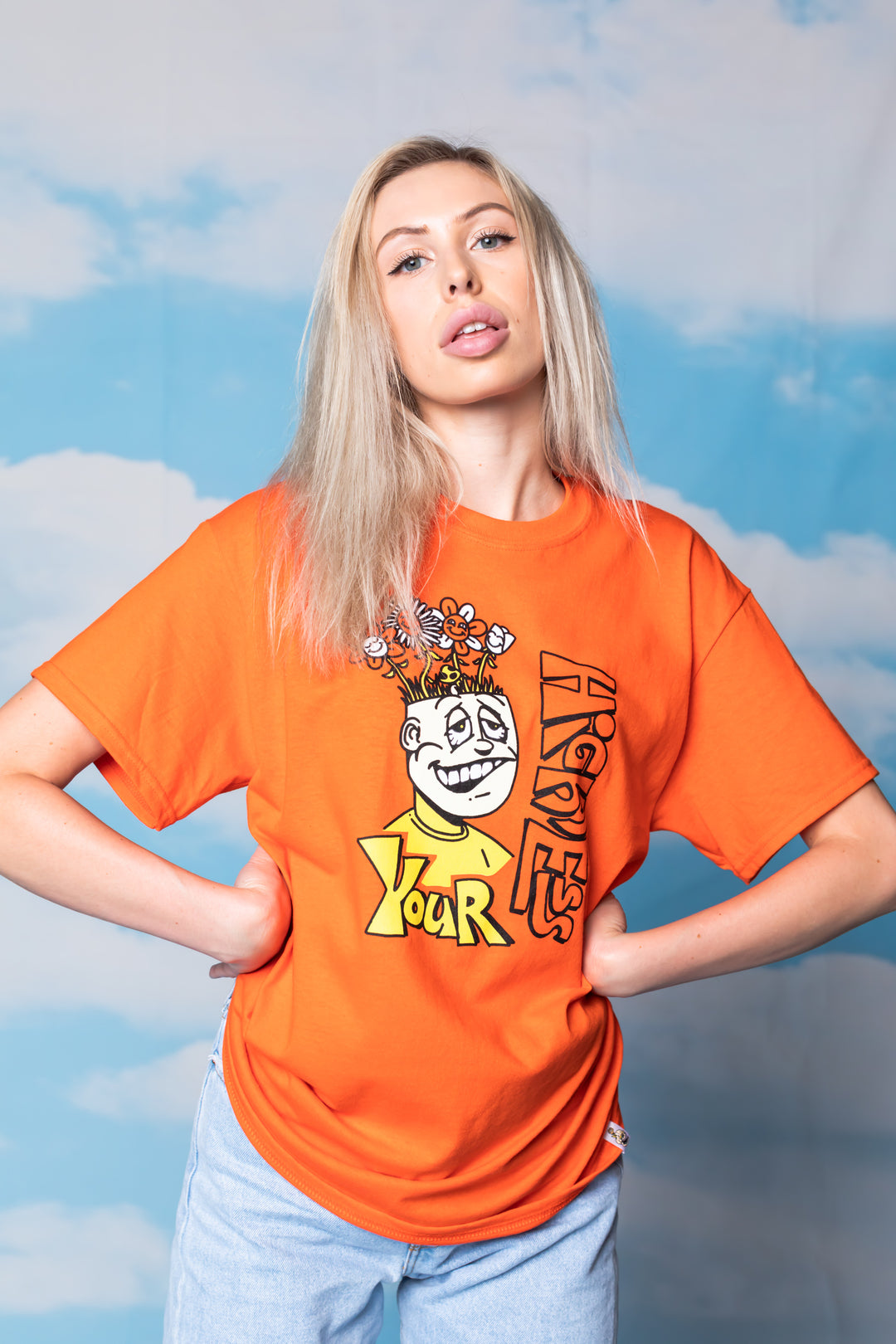 Weedhead Tee Orange