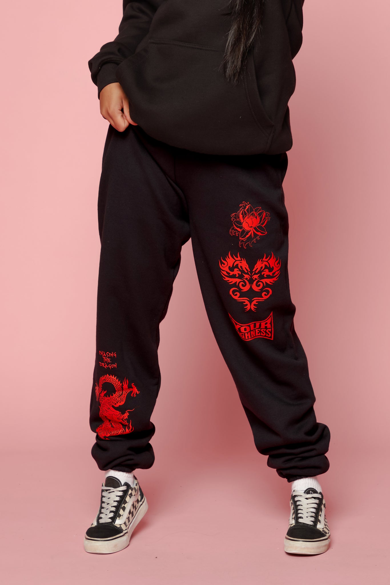 Chasing Dragon Sweatpant Black