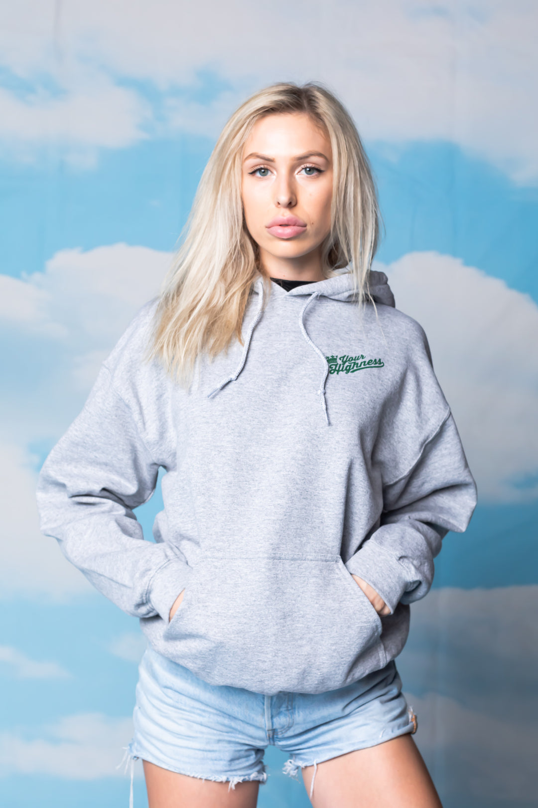 Skunk'd Hoodie Heather Grey