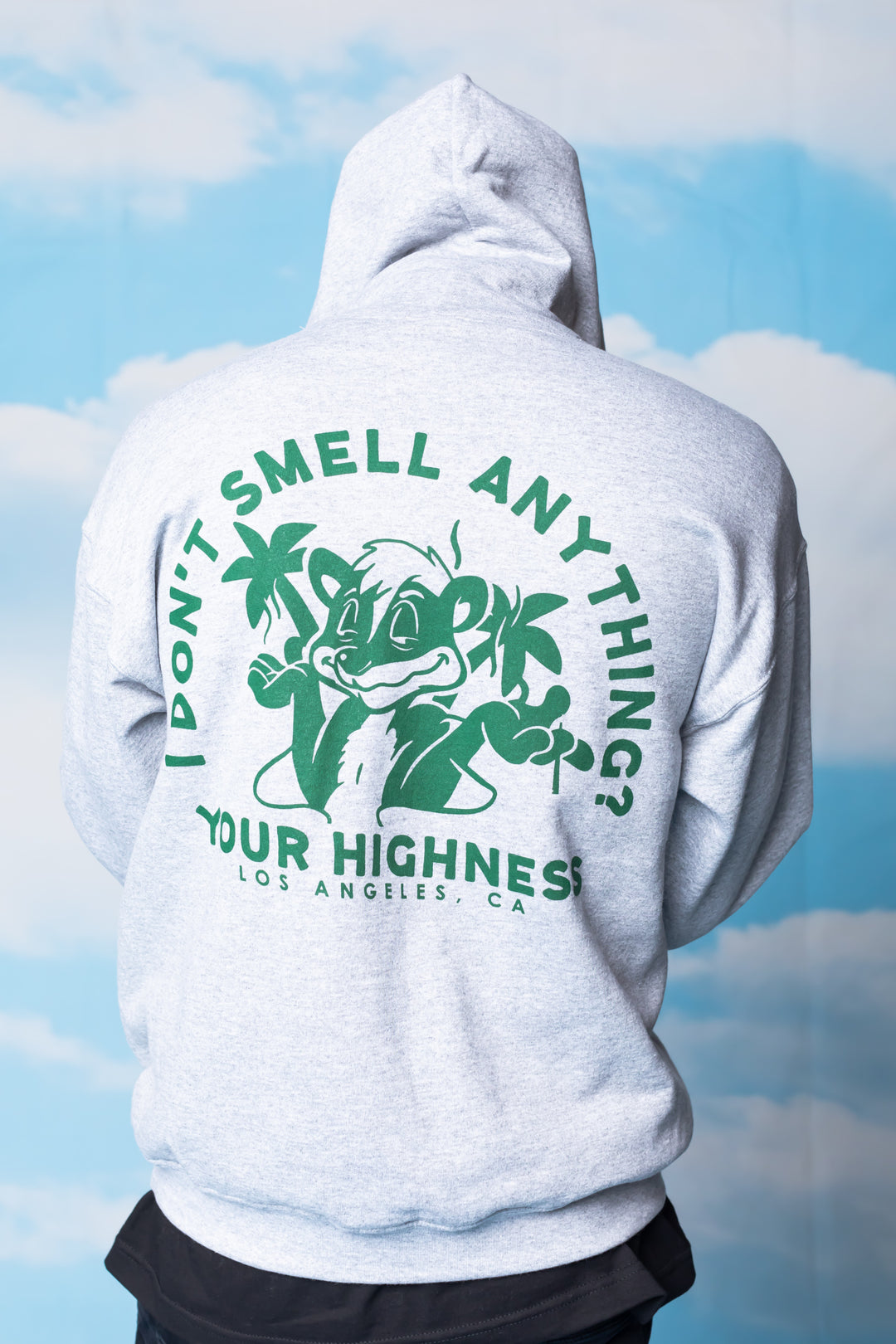 Skunk'd Hoodie Heather Grey