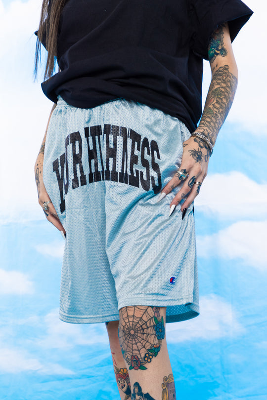 Graduate Logo Mesh Shorts Grey