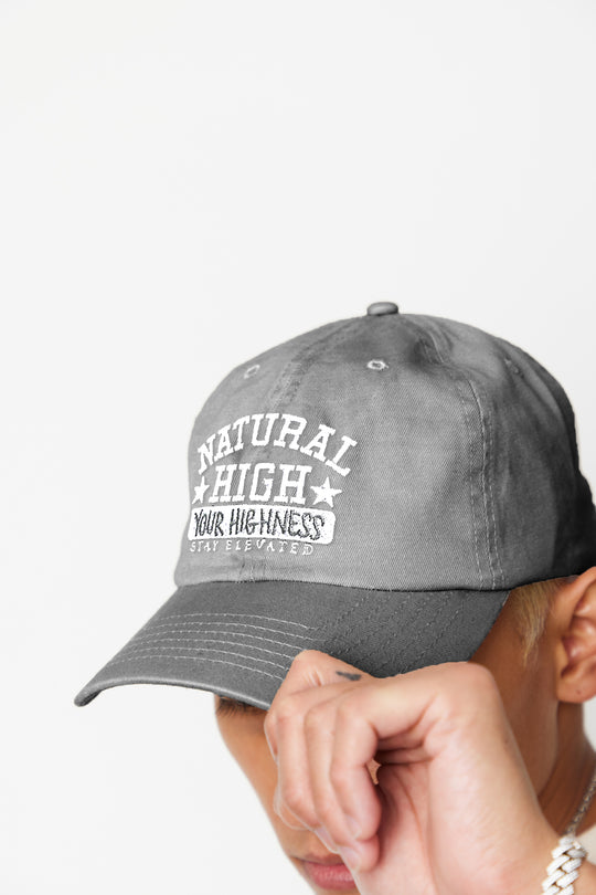 Natural High Dad Hat Grey