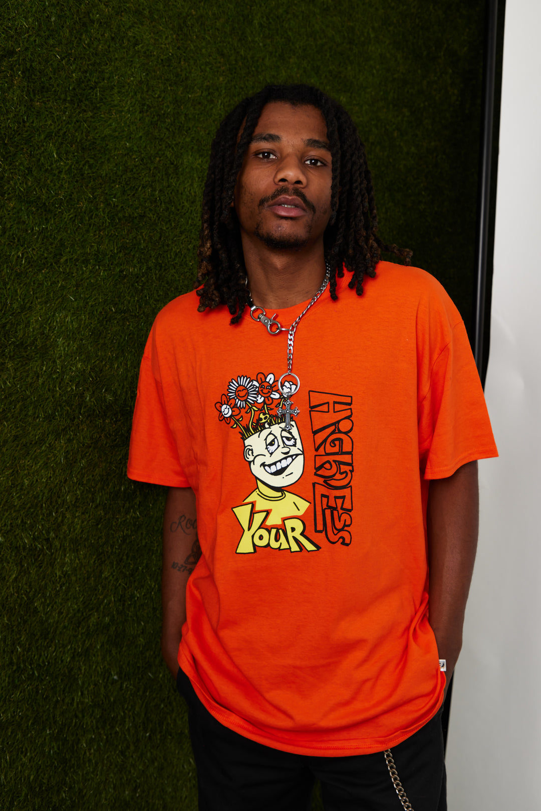 Weedhead Tee Orange