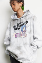 Smokin Bout You Grey Dye Hoodie, alternate view 2