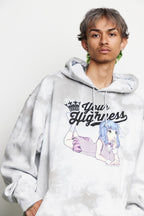 Smokin Bout You Grey Dye Hoodie, alternate view 4