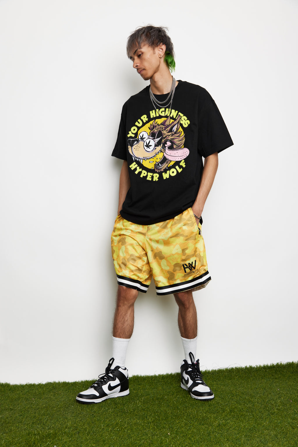 HW Camo Mesh Shorts