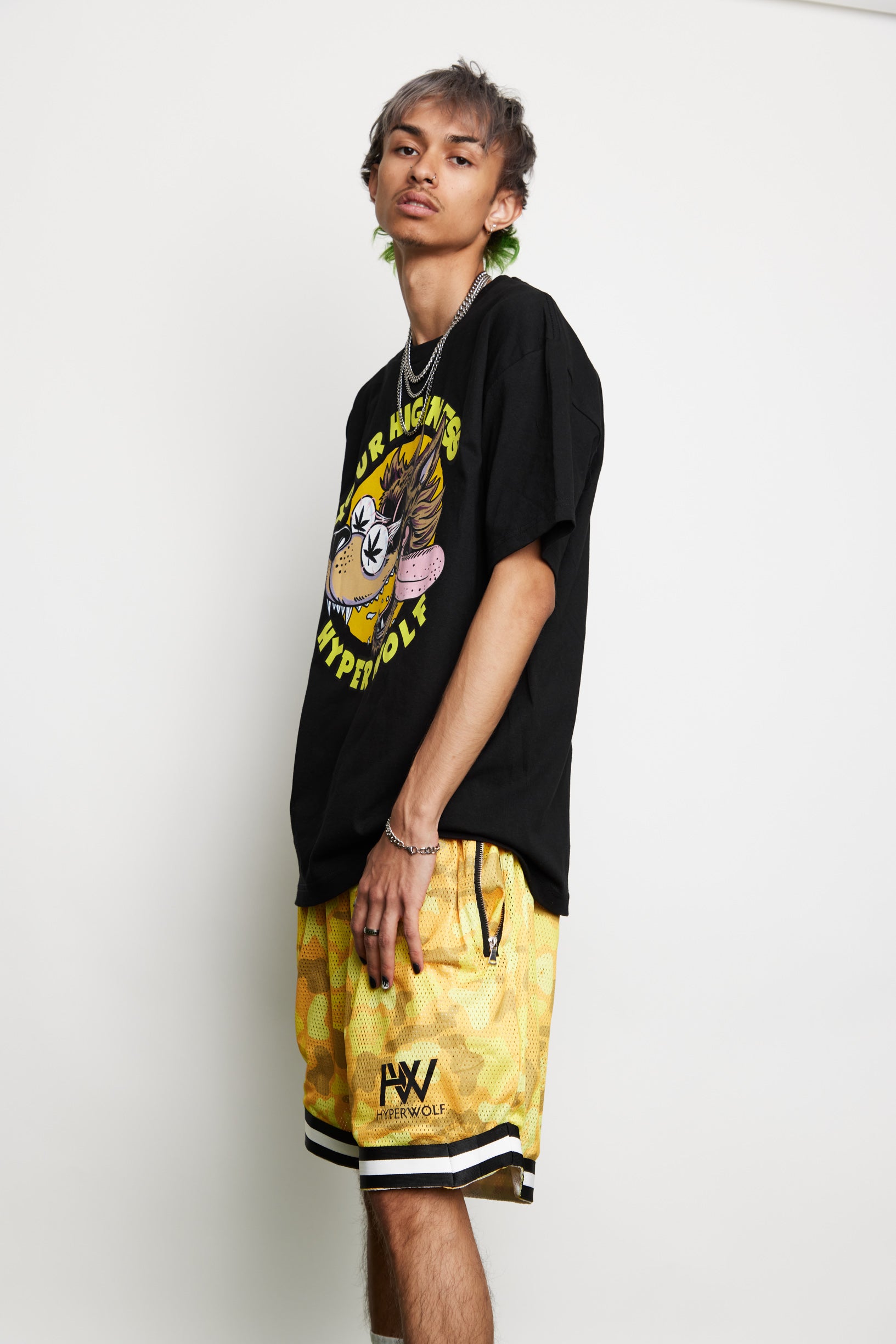 HW Camo Mesh Shorts