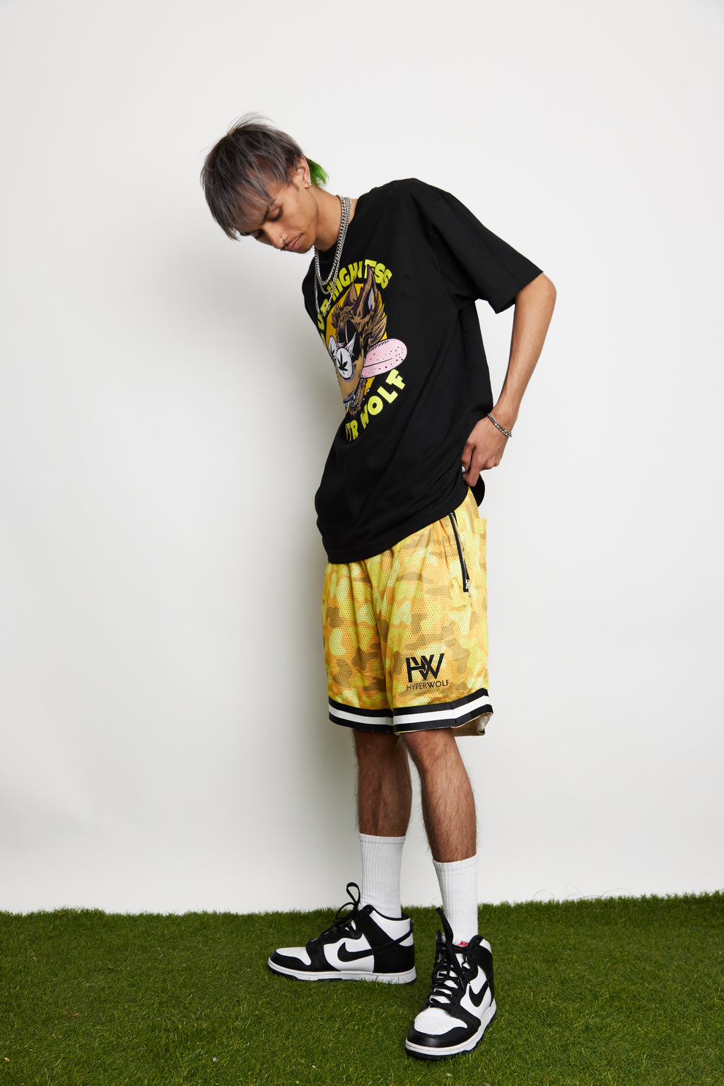 HW Camo Mesh Shorts