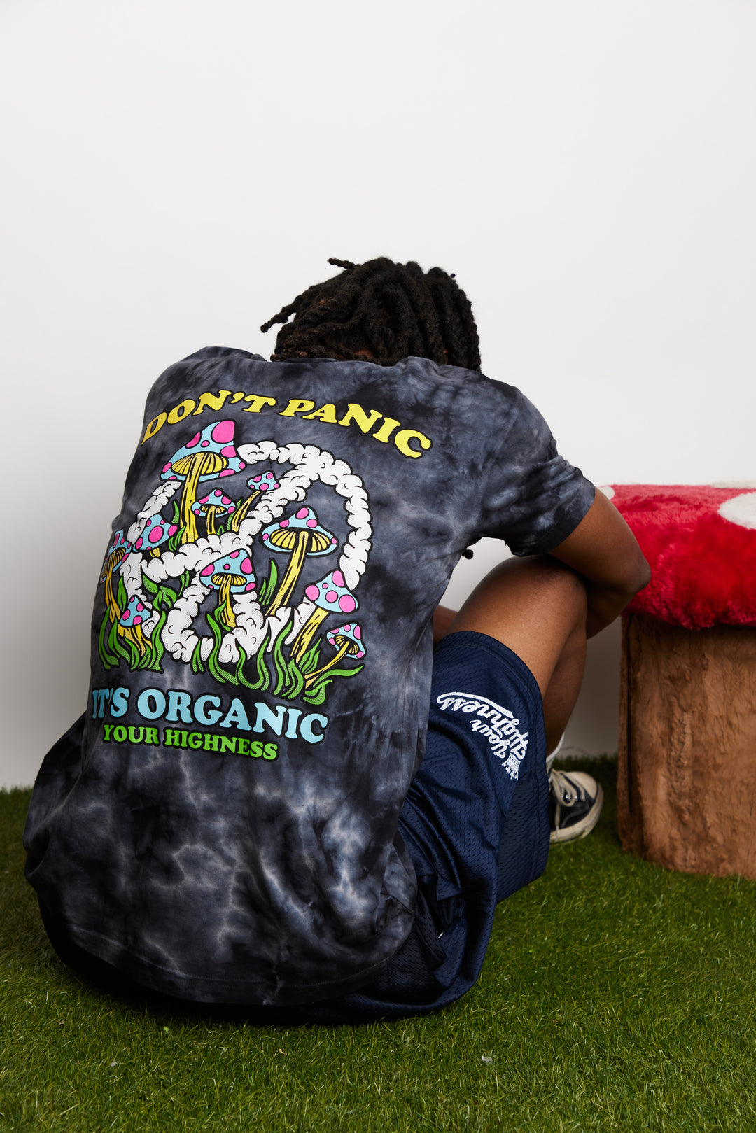 It's Organic Dark Navy Crystal Tee