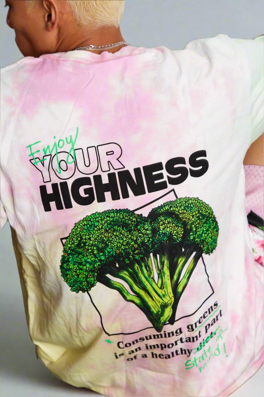 Broccoli Blotch Dye Tee