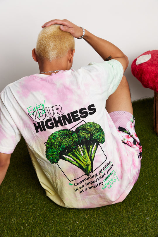 Broccoli Blotch Dye Tee