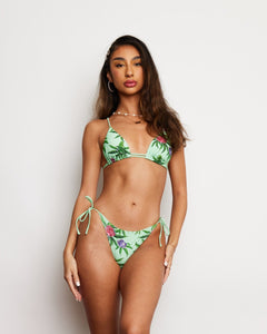 Green Dream Triangle Bikini Top