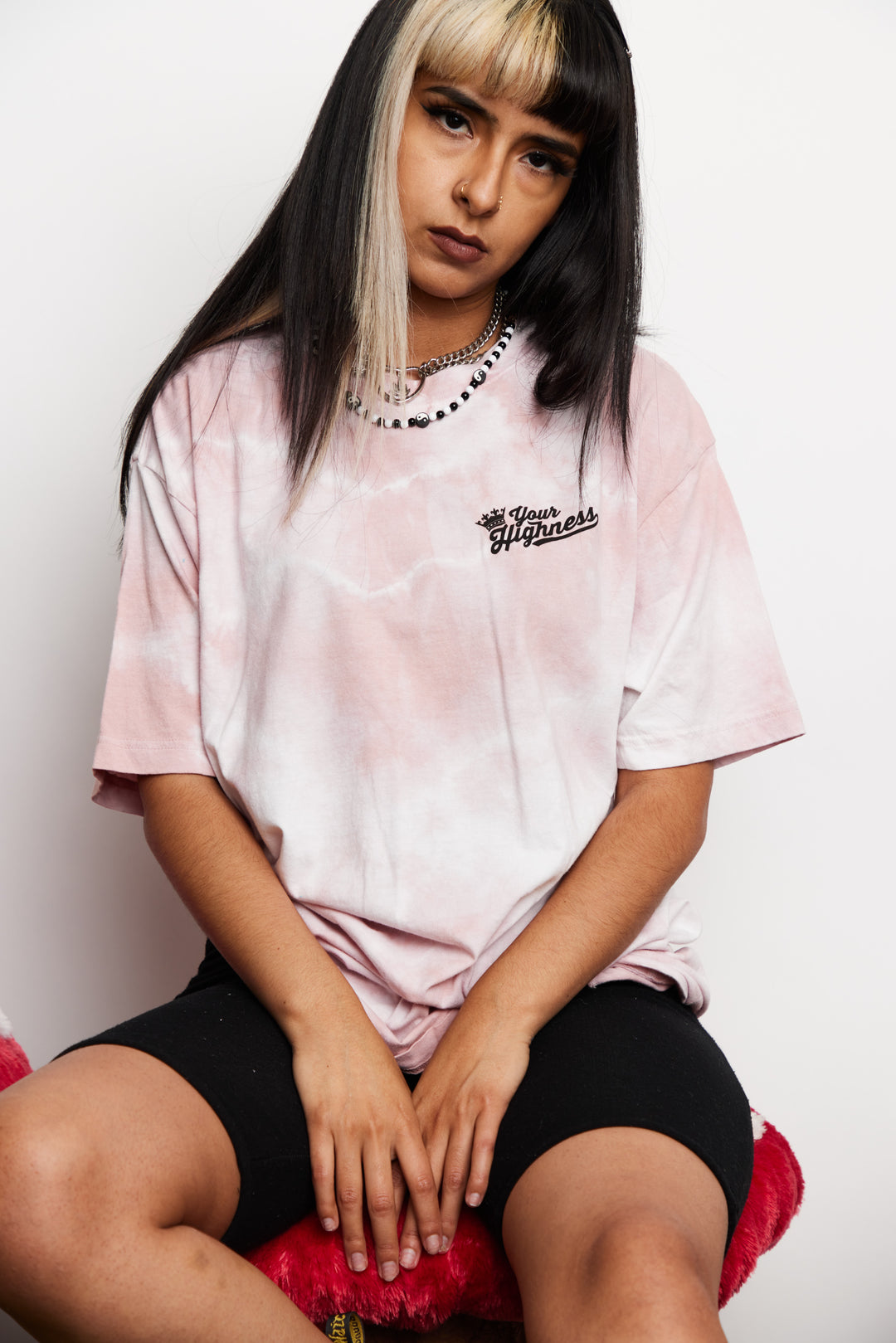 Skunk'd Pink Wash Dye Tee