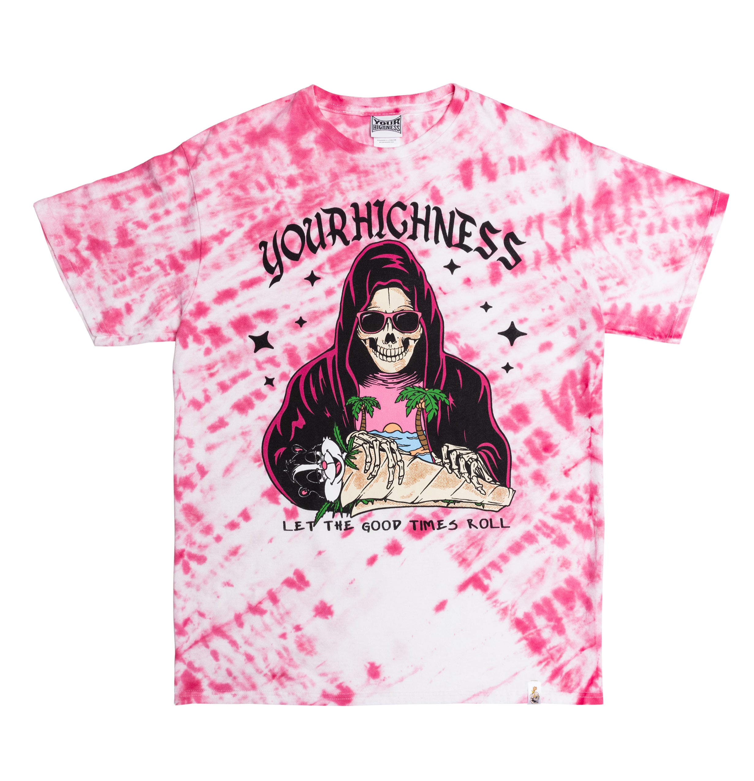 Good Times Roll Tie Dye SST Pink