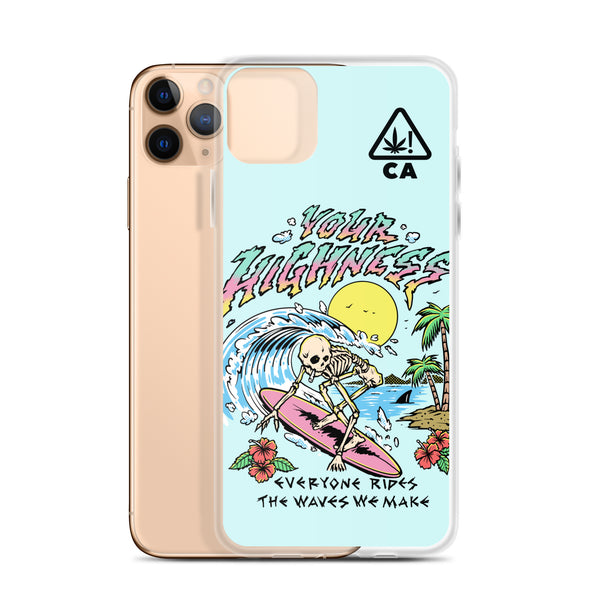 Ride the wave iPhone Case