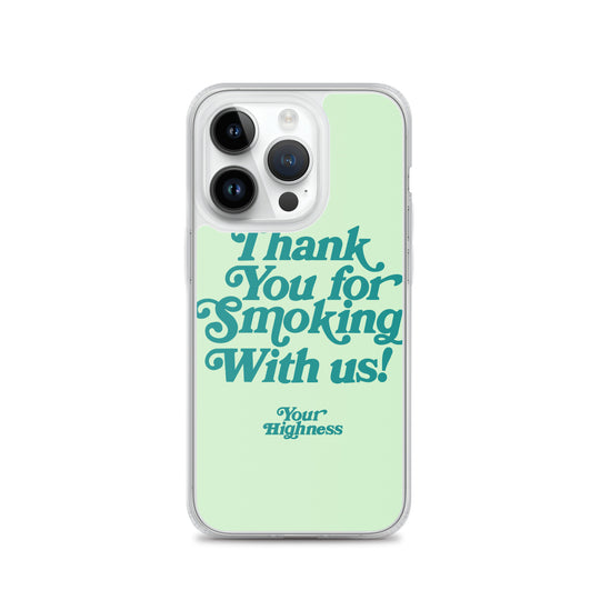 Thank you iPhone Case