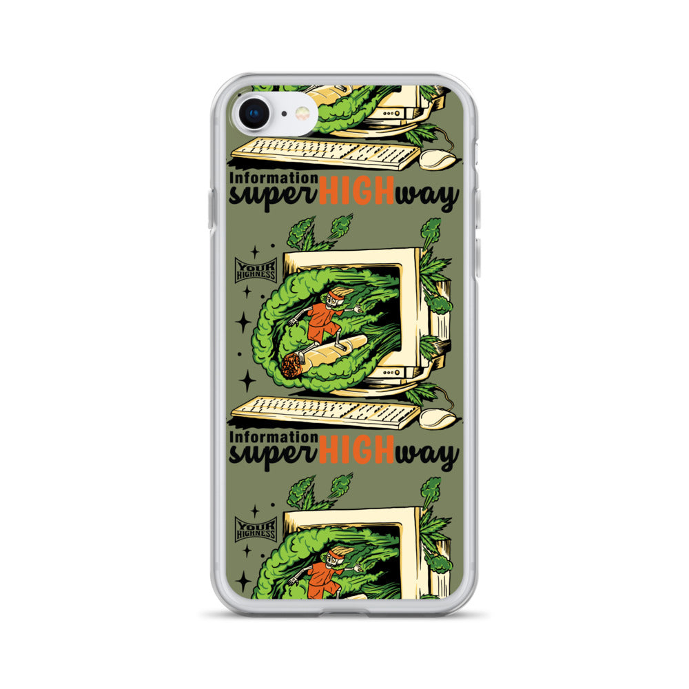 Information Super highway iPhone Case