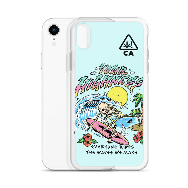 Ride the wave iPhone Case