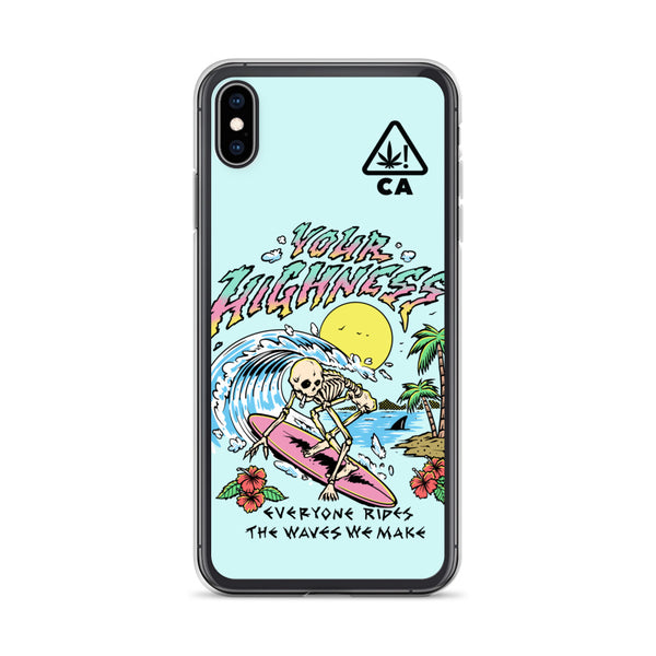 Ride the wave iPhone Case