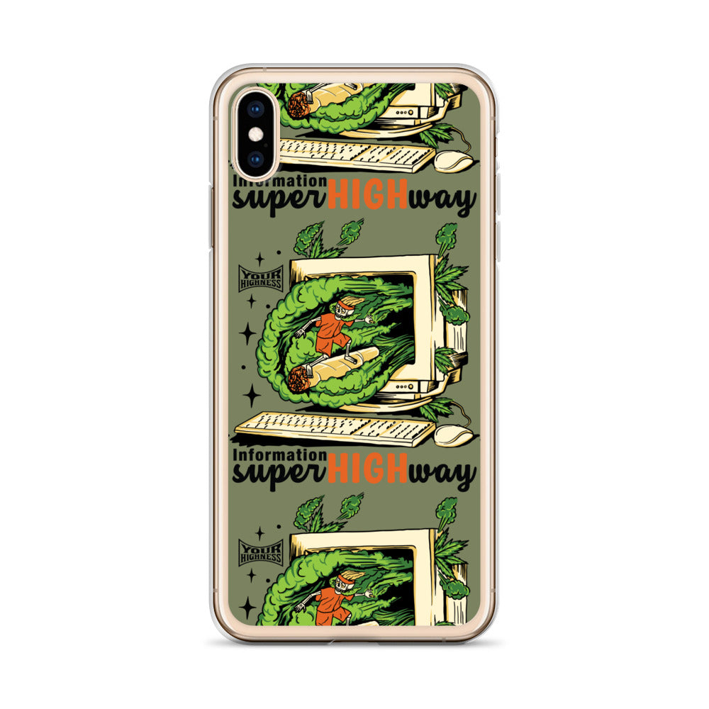 Information Super highway iPhone Case