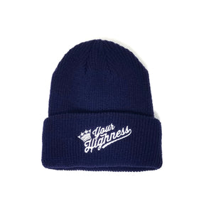 Crown Logo Beanie Navy