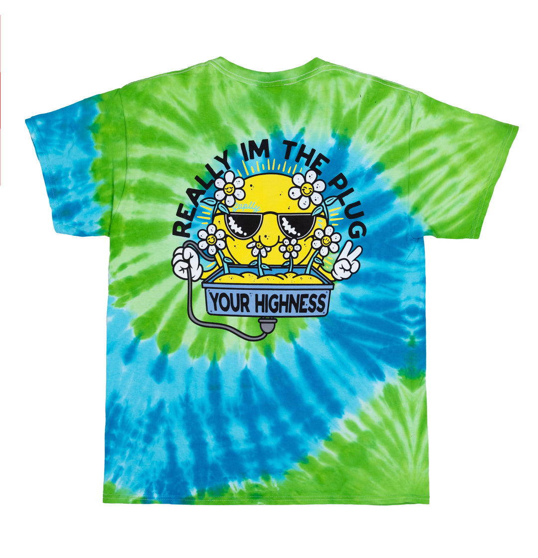 Radiation Tie Dye Tee Blue