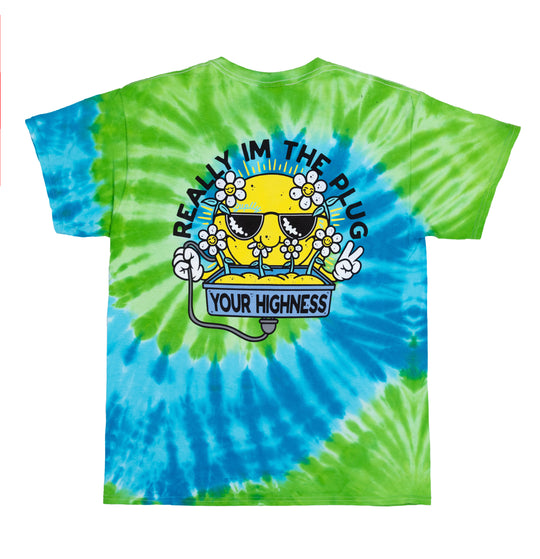 Radiation Tie Dye Tee Blue